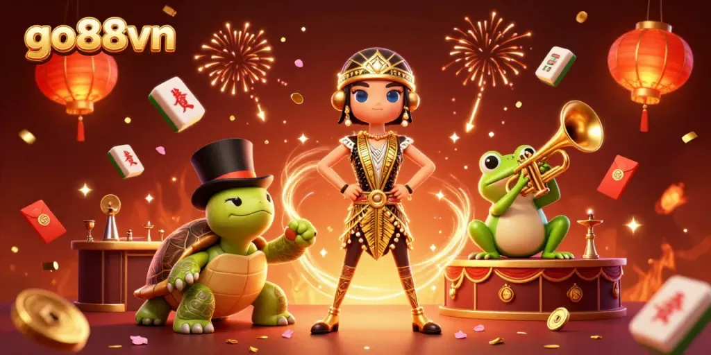 Engage with exciting games at go88vn featuring lively characters at a speakeasy setting.